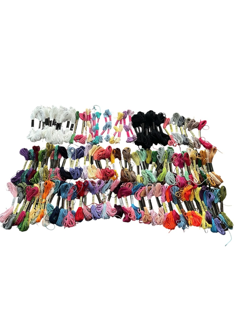 Assorted Embroidery Floss Collection Multi-Color Craft Threads 130+